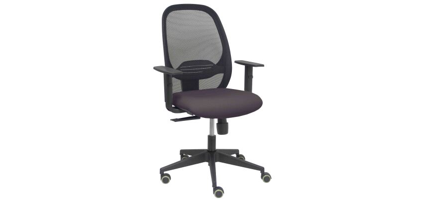Chaise de bureau CILANCO noir non feu