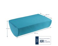 Reposapiés de escritorio Active Ergo Cosy, azul

