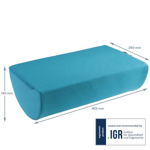 Reposapiés de escritorio Active Ergo Cosy, azul