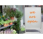 Caballete publicitario de doble cara tamaño A1