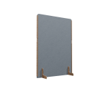 Cloison acoustique Emmie Flexmute en PET - sur pieds en bois massif  L 120 x H 170 cm