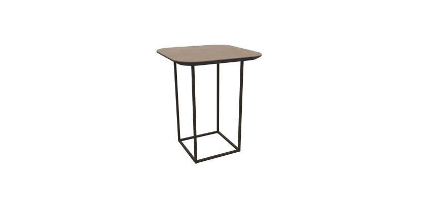 Table basse carrée MILAN L.41 cm