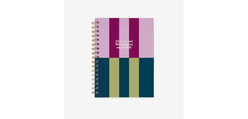 Libreta "¡Oe, oe, oe!"