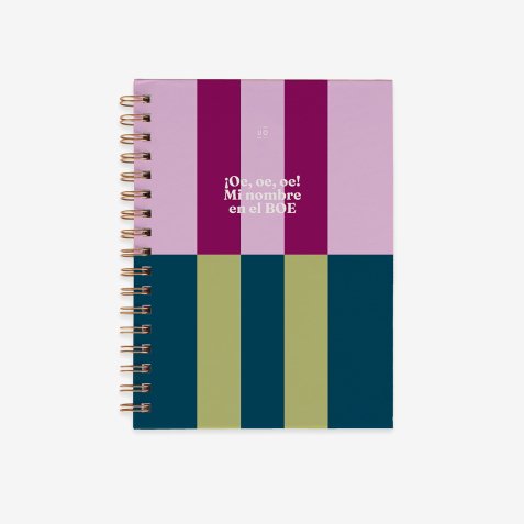 Libreta "¡Oe, oe, oe!"