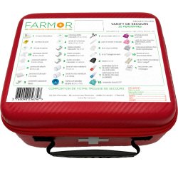 Vanity de secours Multirisques 20 personnes en PU rouge