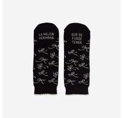 Calcetines "La mejor hermana que se puede tener " Fam talla 36-41