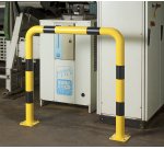 Barrières de protection droite HT 120 x L120 cm - Long. hors tout 129 cm Tube Ø 89 x 3,2 mm d'épaisseur