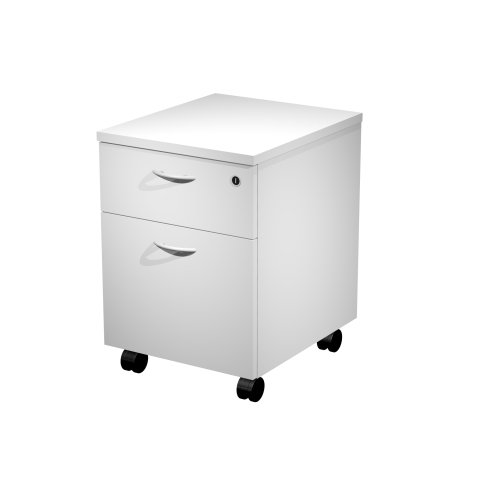 Cajonera móvil Presto - Venere 2 cajones. - Blanco