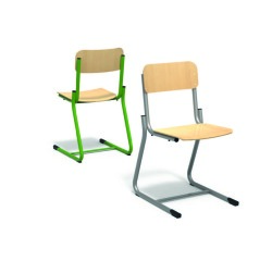Chaise luge Fabiano hêtre - Taille T5 pour primaire (P3/P4)