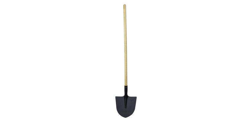 Pelle ronde col de cygne 29 cm avec manche en bois FSC® 100 %