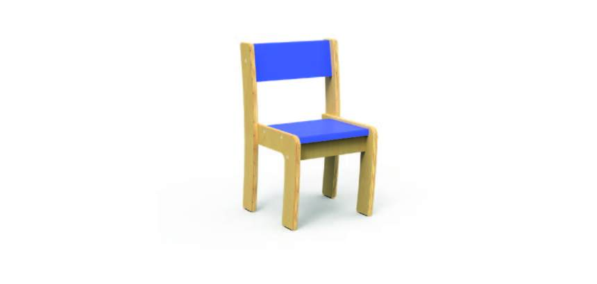 Stackable school chair Fabiano Kids in melamine - Preschool classroom