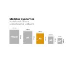 Notebook The Original, Couverture souple, A5, quadrillage 5x5 mm, 80 feuilles de 1 couleur, Miquelrius, Vert.
