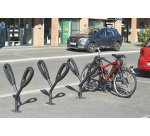 Poteau range 2 vélos papillon