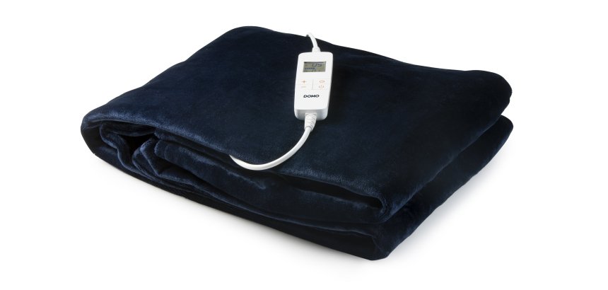 DOMO Plaid chauffant électrique - blauw - 1P