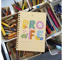 Libreta "Profe gracias por hacerme sentir capaz"