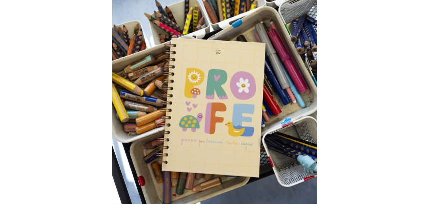 Libreta "Profe gracias por hacerme sentir capaz"