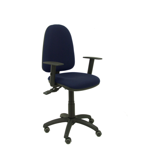 Ayna S brazos regulables ruedas parquet - Azul marino