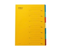 Trieur carte Extendos 7 divisions jaune