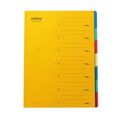 Trieur carte Extendos 7 divisions jaune