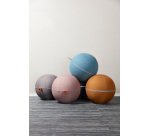 Ballon ergonomique Office Ballz Götessons 65 cm, tissu Slope avec zip noir