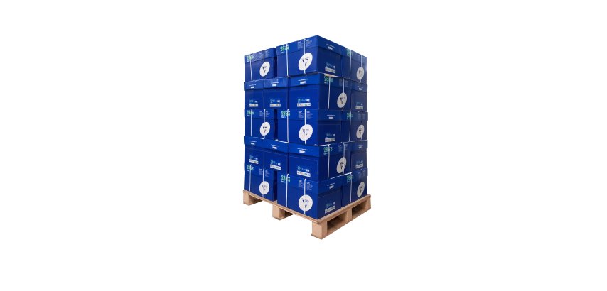 Weißes A3-Papier 80 g Clairefontaine Clairalfa - Einwegpalette mit 125 Packungen à 500 Blatt