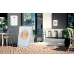 Caballete publicitario de doble cara tamaño A2