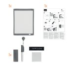 Mini pizarra magnética Nobo con marco de color 216x280 mm