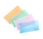 Chemise à élastique 3 rabats plastique Viquel Propysoft 12 x 23,5 cm dos 1 cm couleurs assorties
