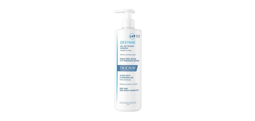 Gel nettoyant surgras Ducray Dexyane - Flacon-pompe de 400 ml