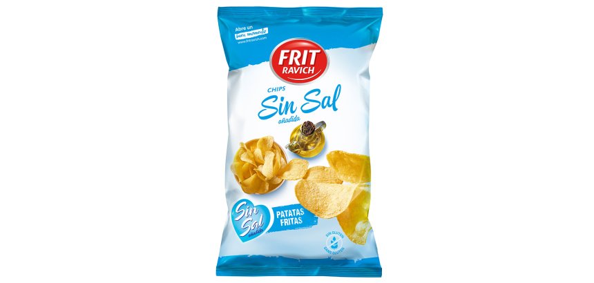Snack de Patata Chips sin sal Frit Ravich 125 g