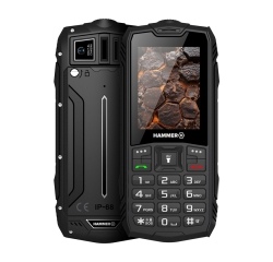 Hammer Rock 2G 2.4" IP68 Black Teléfono Ultrarresistente.