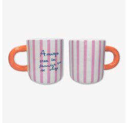 Taza TOP "Amiga eres la familia que se elige"
