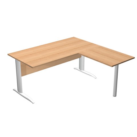 Mesa oficina Presto ArtExport pata metal 160 ala lateral - Haya