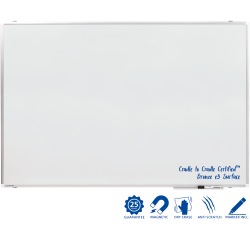 Tableau blanc émaillé PREMIUM PLUS 100x150cm - Legamaster