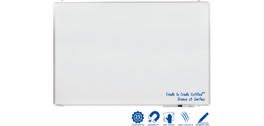 Tableau blanc émaillé PREMIUM PLUS 100x150cm - Legamaster