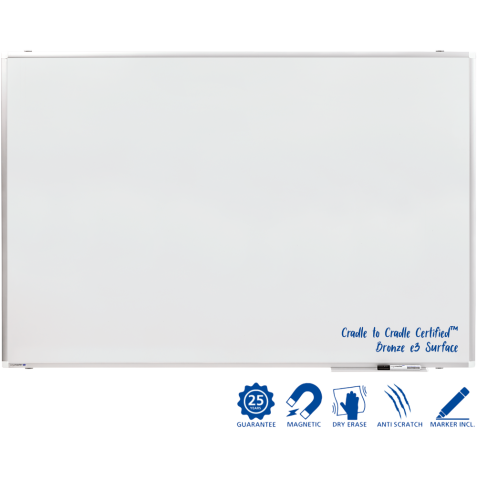 Tableau blanc émaillé PREMIUM PLUS 100x150cm - Legamaster