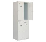 Taquilla monoblock-montada Simon Locker tandem 2/4 300 (600) gris