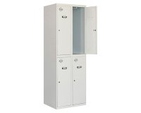 Taquilla monoblock-montada Simon Locker tandem 2/4 300 (600) gris