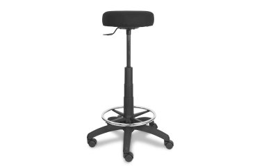 Tabouret réglable en hauteur - Modèle Tolosa Tissu ARAN Noir