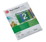 Paquete de 25 fundas de plastificación térmica autoadhesivas GBC Peel n’ Stick™ A4, 2 x 75 micras, brillante