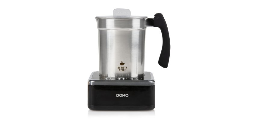 DOMO Milchaufschäumer - Edelstahl - 650 W