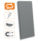 Pizarra de doble cara / Tablero de anuncios trasladable y portátil 1800 x 900 mm - marco negro
Pizarra de doble cara / Tablero de anuncios trasladable y portátil 1800 x 900 mm - marco negro