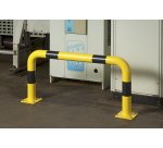 Barrières de protection droite HT 60 x L120 cm - Long. hors tout 129 cm Tube Ø 89 x 3,2 mm d'épaisseur
