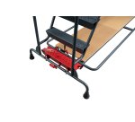 Escabeau à immobilisation automatique 15 marches 150 kg