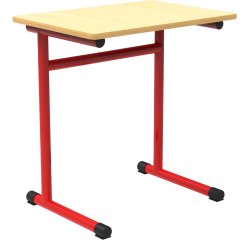 Table école Fabiano monoplace L 70cm - Taille T4 pour primaire (P1/P2)