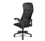 Silla Opti524 respaldo malla negro y asiento tela negro