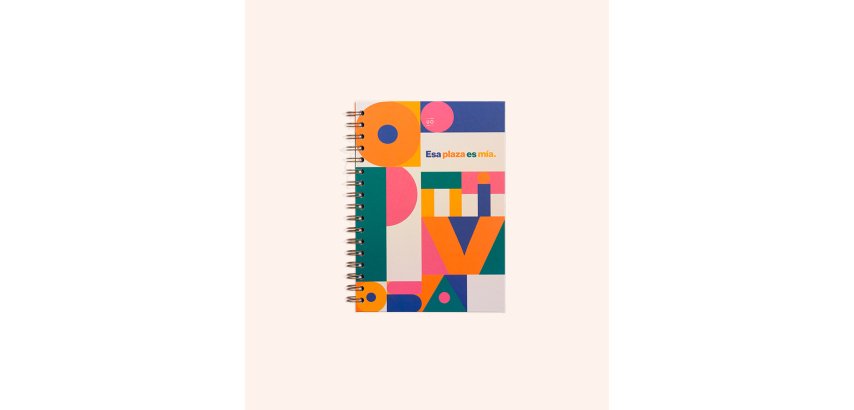 Libreta "Esa plaza es mía"