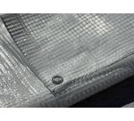 Bâche armée transparente 2 x 3 m – 160 g/m²