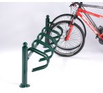 Râtelier New York 5 vélos Zingué + bichromaté + peinture époxy verte