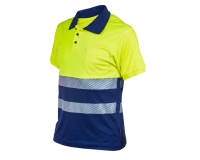 Security Line Polo manga corta bicolor BULNES